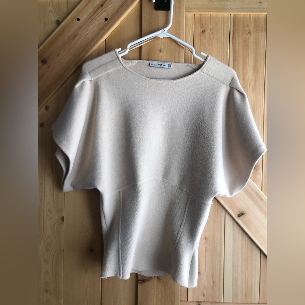 Zara cream sweater, thick material